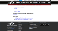 Desktop Screenshot of contact-center-outsourcing.tmcnet.com