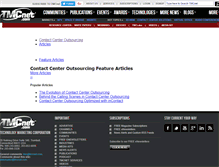 Tablet Screenshot of contact-center-outsourcing.tmcnet.com